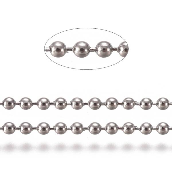 Tarnish Resistant 304 Stainless Steel Ball Chains