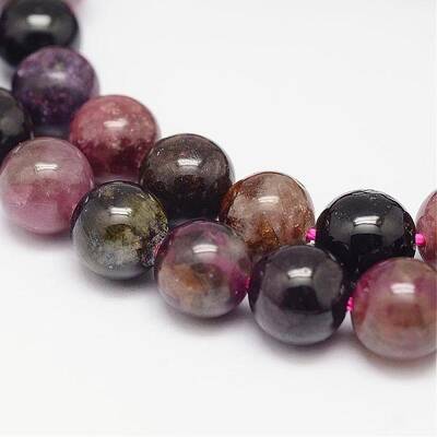 Natural Tourmaline Bead Strands