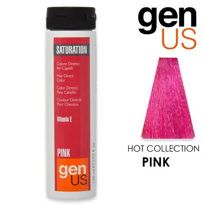 Genus Saturation Colore Diretto Per Capelli Rosa 150Ml