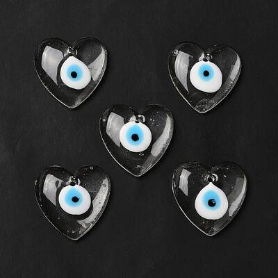 Handmade Evil Eye Lampwork Pendants