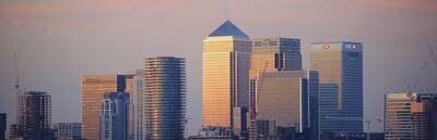 In the shadow of London’s Canary Wharf