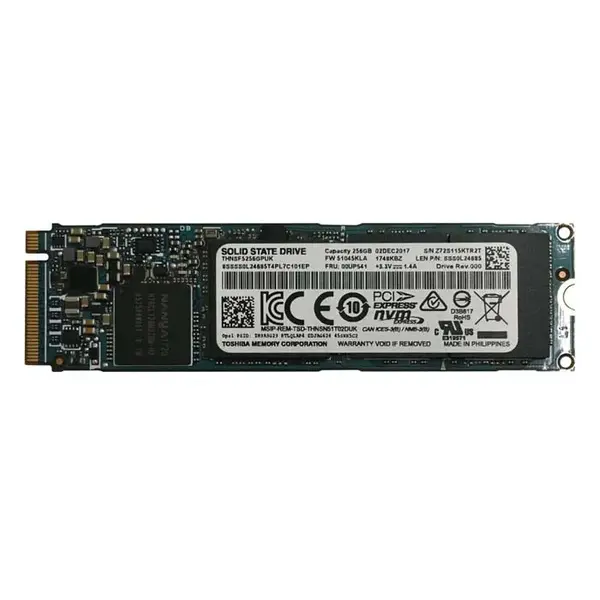 00UP541 Lenovo 256GB Triple-Level Cell PCI Express 3.0 x4 NVMe M.2 2280 Solid State Drive