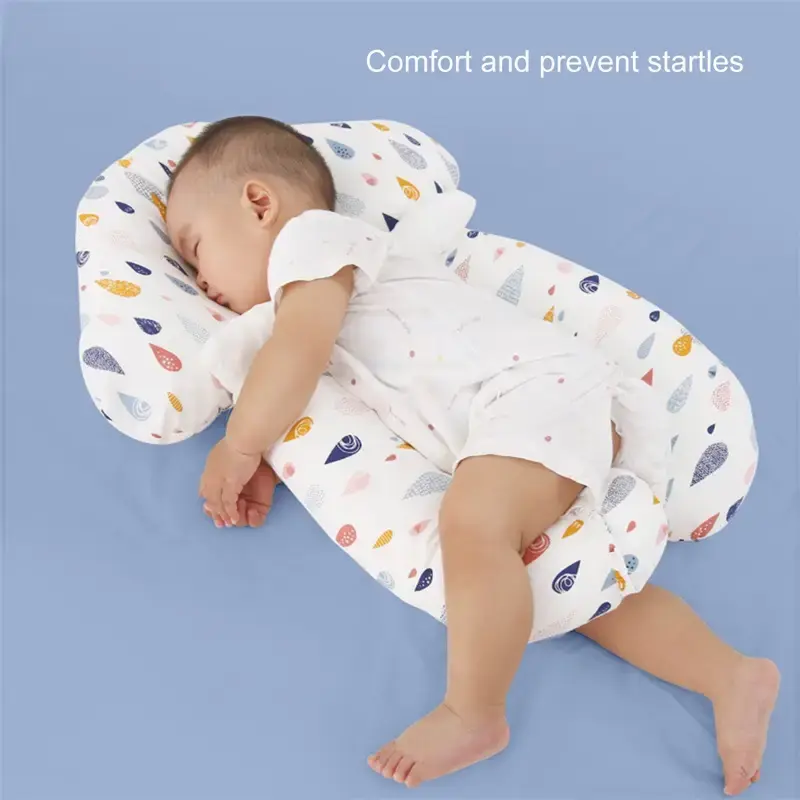 Baby's Full Body Support Pillow, Newborn Head, Neck, and Legs Protection Pillow for Car Seat, Infant Shaping Pillow for Strol...