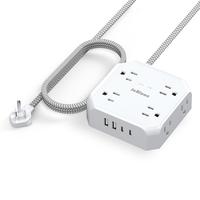 Surge Protector Power Strip- 8 Widely Outlets with 4 USB Charging Ports(2 USB C Port), Multi Plug Outlet Extender with 5Ft Br...