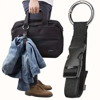 Portable Travel Luggage Strap, Multifunctional Backpack External Strap with Release Buckle, Multipurpose Luggage Belt for Bac...