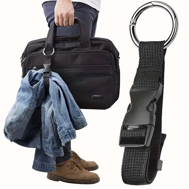 Portable Travel Luggage Strap, Multifunctional Backpack External Strap with Release Buckle, Multipurpose Luggage Belt for Bac...