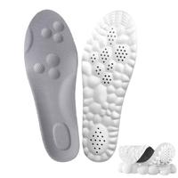 4D Cloud Tech Soles Insoles for Men Women, Super Soft Comfort Cloud Feeling Cushioning Insoles Memory Foam Arch Support Sole ...