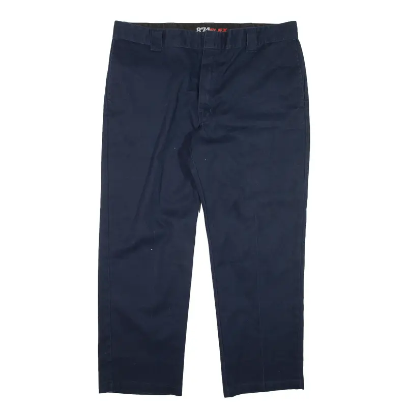 DICKIES 874 Trousers Blue Regular Straight Mens W40 L30