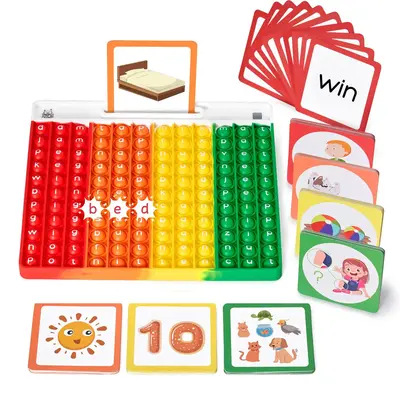 JoyCat Word Pop CVC Word Games, Learn to Read in Weeks Learning, Multisensory Reading & Phonics Game Ideal, Preschool Educati...