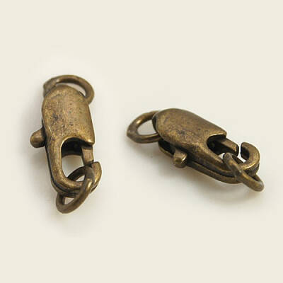 Brass Lobster Claw Clasps