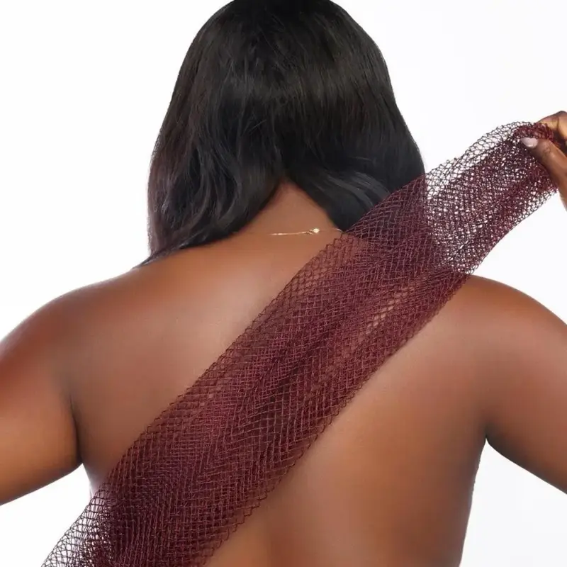 African Exfoliating Net Sponge, Ethically sourced from Nigeria, real authentic net sponge,Exfoliate Porous Hygiene Dries Quic...