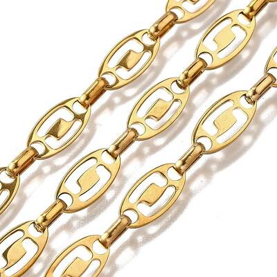 Ion Plating(IP) 304 Stainless Steel Oval Link Chains