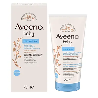 Aveeno Baby Dermexa Balsamo Emolliente Per La Buona Notte (75 Ml)