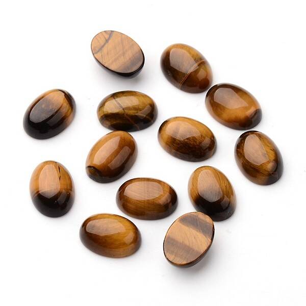 Natural Tiger Eye Oval Cabochons