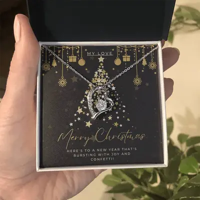 Golden Wishes - A Christmas Card for Someone Special