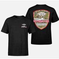 Vintage Skeeter AFTCO Performance Fishing Boats T-Shirt - Eat, Sleep, Fish Design, Comfortable 90s Graphic Tee, 2 Sides Graph...