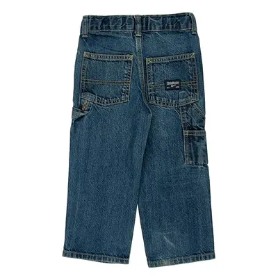 Age 3 Oshkosh Carpenter Jeans - 22W 14L Blue Cotton | Size: 22″ waist