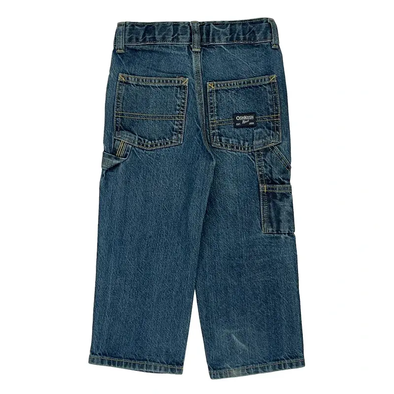 Age 3 Oshkosh Carpenter Jeans - 22W 14L Blue Cotton | Size: 22″ waist