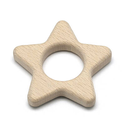 Undyed Beech Wood Big Pendants