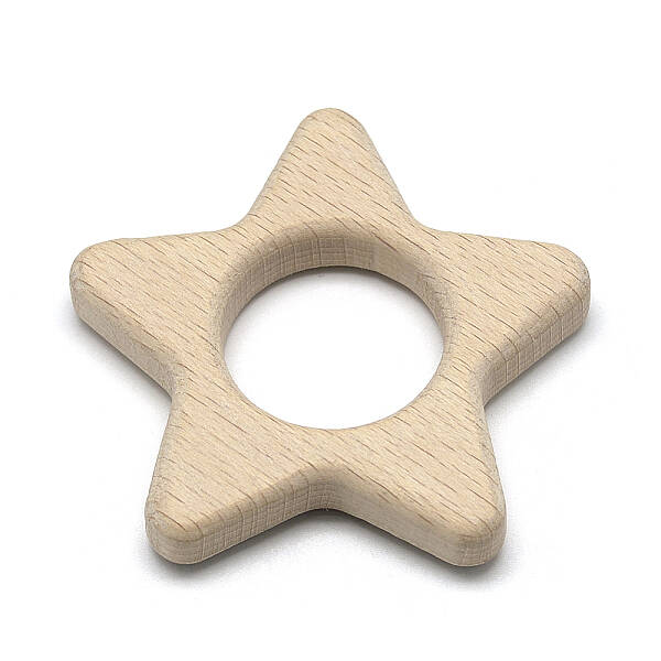 Undyed Beech Wood Big Pendants