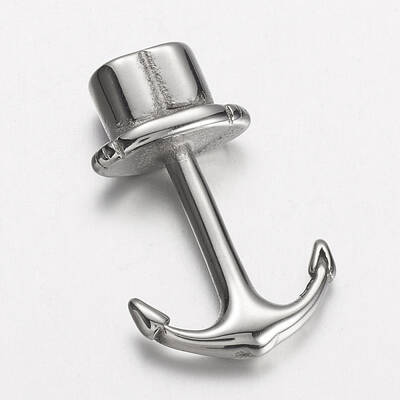 Non-Tarnish 304 Stainless Steel Anchor Hook Clasps
