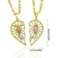 Te Amo Necklace Love of Virgen Mary Necklace Love of San Judas Necklace