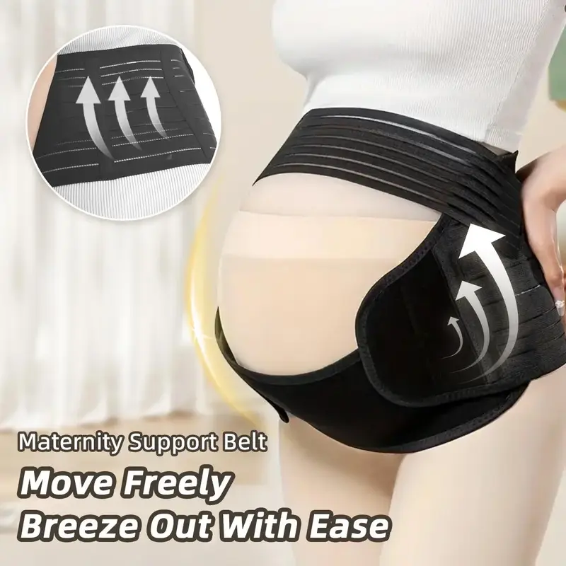 3 in 1 Maternity Belt, Adjustable Belly Belt, Back & Hip Pain Relief Belt, Maternity Supplies for Comfortable Pregnancy