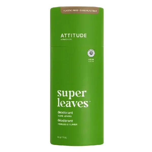 Attitude Super Leaves solid deodorant without aluminum salts Olive Leaves 85 g