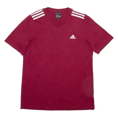 ADIDAS Mens T-Shirt Red M