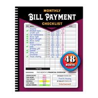 Bill Payment Tracker Notebook, Monthly Bill Organizer and Cleaning Planner for Budget Finance, Finance Checklist Organizer, F...