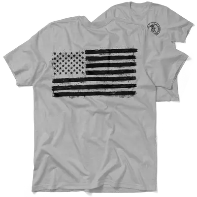Old Glory - Heather Gray Hi-Vis T-Shirt