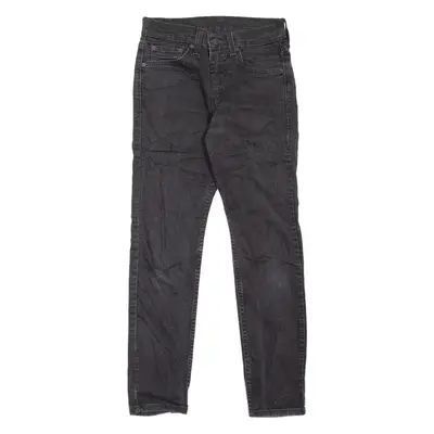 LEVI'S 512 Jeans Mens Black Slim Tapered W28 L27