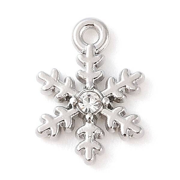 Alloy with Rhinestone Pendants