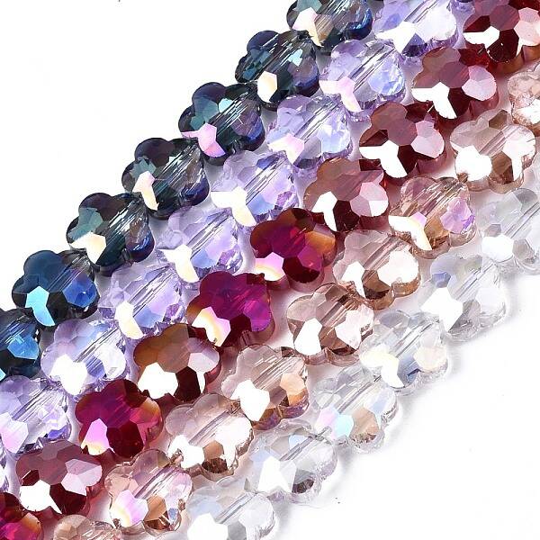 Electroplate Glass Beads Strands