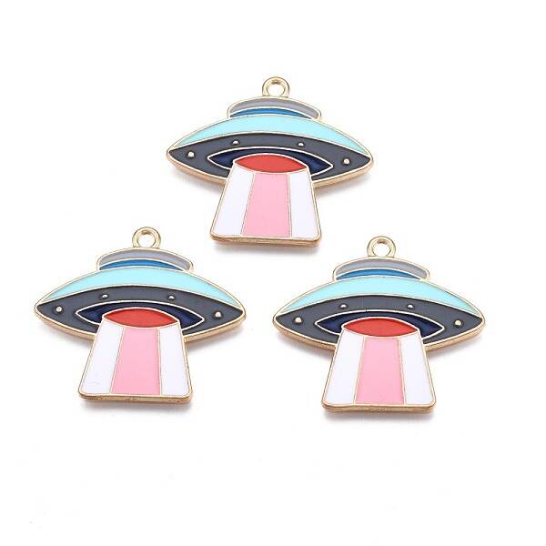 Alloy Enamel Pendants