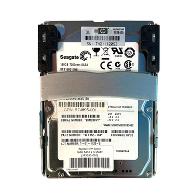 575053-001 HP 160GB 3Gb/s SATA 7200 2.5-inch Hard Drive