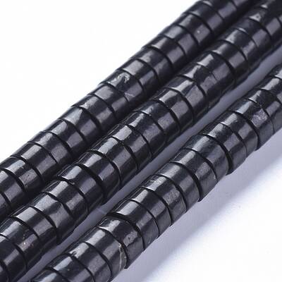 Natural Shungite Beads Strands