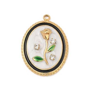 304 Stainless Steel Enamel Pendants
