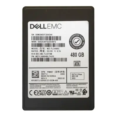 MZ-7L3480C Samsung Enterprise PM897 Series 480GB Triple-Level Cell  SATA 6GB/s V-NAND 7mm 2.5-inch Solid State Drive
