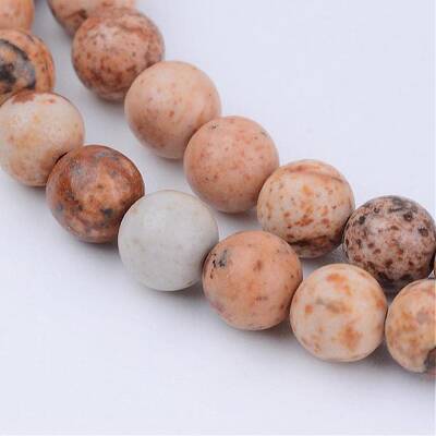 Natural Picture Jasper Beads Strands