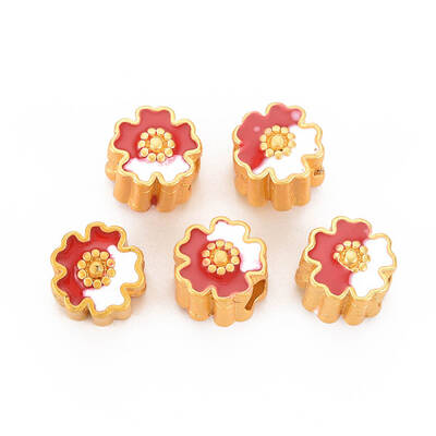 Rack Plating Alloy Enamel Beads