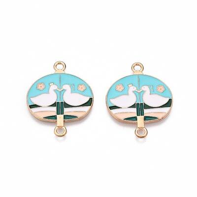 Alloy Enamel Pendants