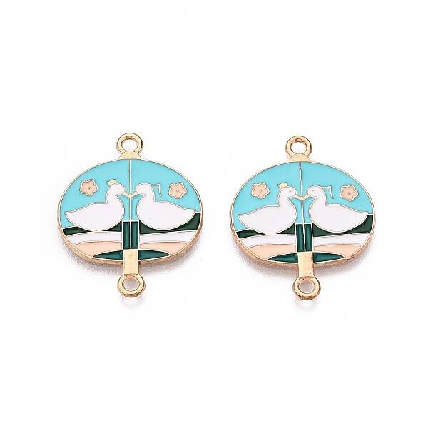 Alloy Enamel Pendants