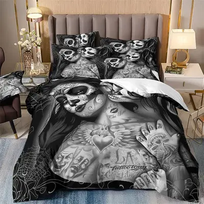 3pcs/set Personality Duvet Cover, Soft Pillowcase Without Filler, Comfortable Bedding Set for Home Bedroom