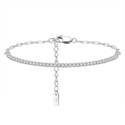 Clear Cubic Zirconia Tennis Bracelets