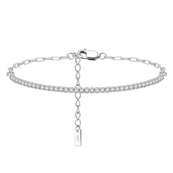 Clear Cubic Zirconia Tennis Bracelets