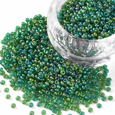 12/0 Grade A Round Glass Seed Beads