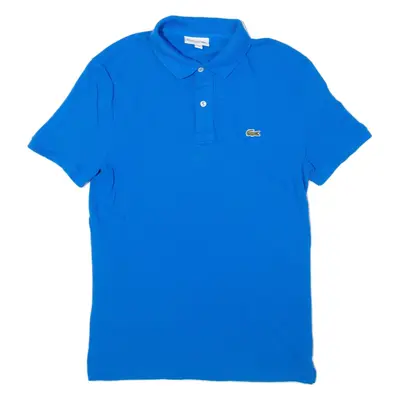 LACOSTE Slim Fit Mens Polo Shirt Blue M