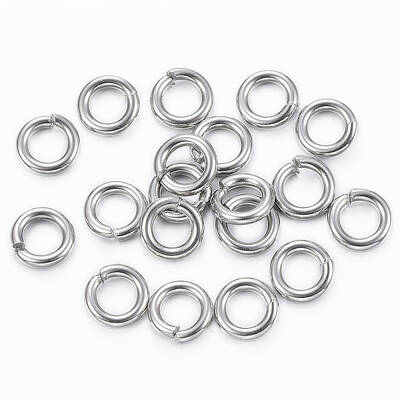 Tarnish Resistant 304 Stainless Steel Open Jump Rings