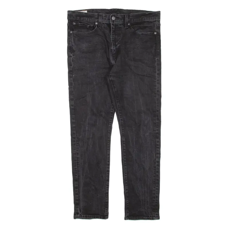 LEVI'S 510 BIG E Jeans Mens Black Slim Skinny W34 L26